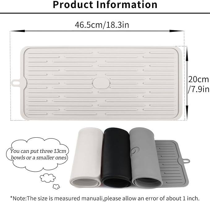 Ptlom Pet Placemat for Dog and Cat, Anti-Slip Waterproof Dogs Feeding Mat - Image 2