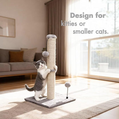 MECOOL Cat Scratching Post Premium Basics Kitten Scratcher Sisal Scratch Posts - Image 3