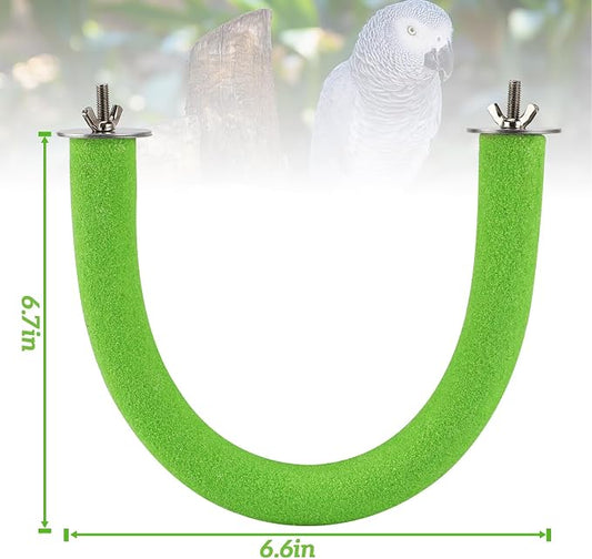 Rypet U Shape Parrot Perch Stand Toy - Image 2