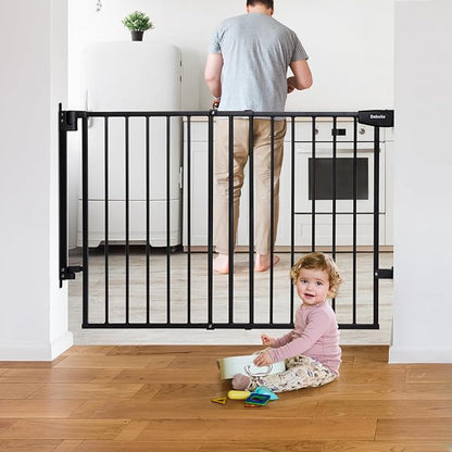 Babelio 29.7-46.5" No Bottom Bar Baby/Dog Gate by BABELIO