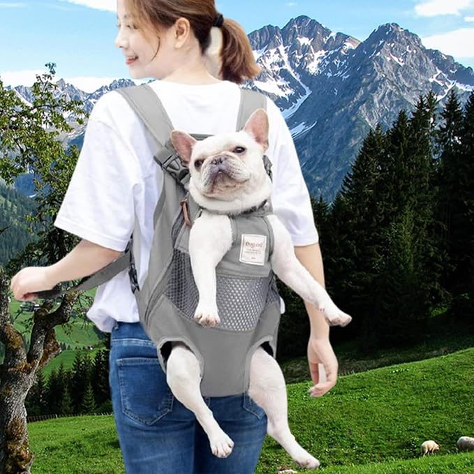 Dog Carrier Backpack, Pet Front Carrier Backpack Legs Out Dog Chest Carrier - Image 9