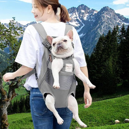Dog Carrier Backpack, Pet Front Carrier Backpack Legs Out Dog Chest Carrier - Image 9