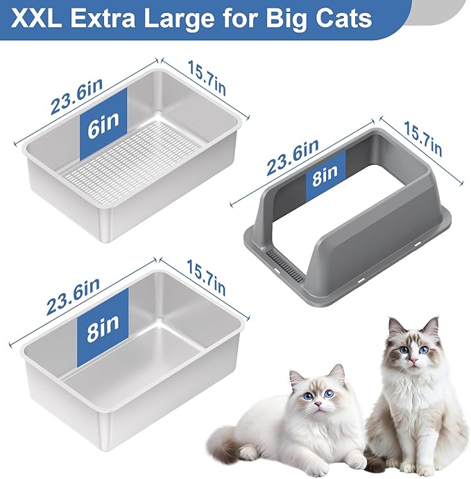 Stainless Steel Sifting Litter Box - Image 5