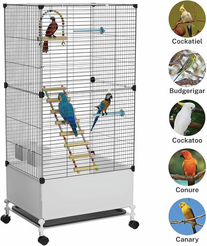 Big Flight Bird Cage, Wide Birdcage - Image 5