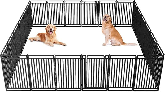 New Thickened Version Dog Playpen, 43 Inch Dog Fences by XDPET
