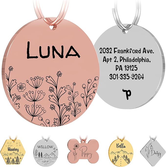 PawFurEver Personalized Dog Tags Engraved by PawFurEver