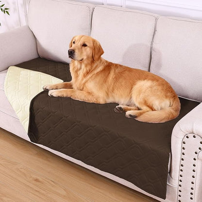 hyha Waterproof Dog Bed Blanket, Soft Pet Blankets, Waterproof Couch Cover by hyha