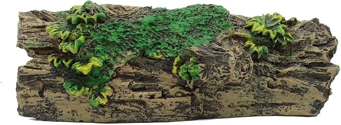 JIH Aquarium Decorations Resin Hollow Tree Trunk Ornament, Bettas House Cave - Image 5