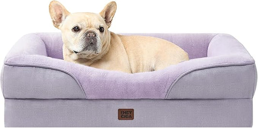 EHEYCIGA Orthopedic Dog Bed for Medium Dog, Waterproof Liner & Washable by EHEYCIGA