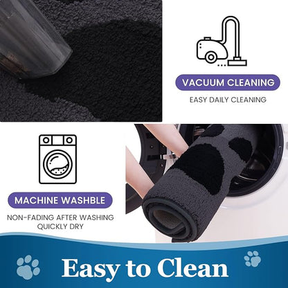 Buganda Dog Door Mat for Muddy Paws, Absorbent Dirt Trapper Washable Indoor - Image 6