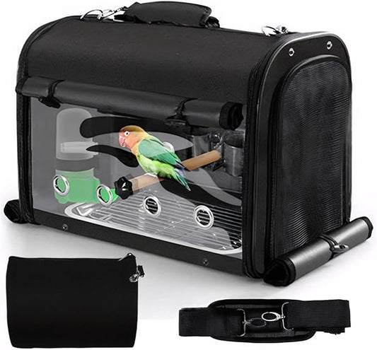 Sanmoncare Bird Carrier Bag Cockatiel Travel Cage by Sanmoncare