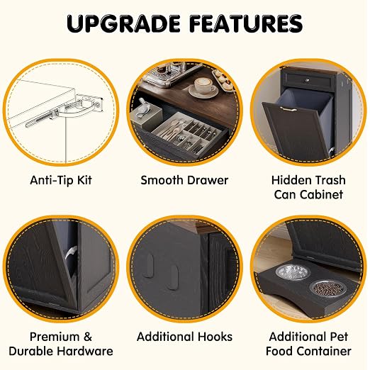 Tilt Out Trash Can Cabinet - Image 7