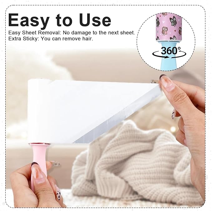 24 PCS Mini Lint Roller 720 Sheets Lint Rollers - Image 4