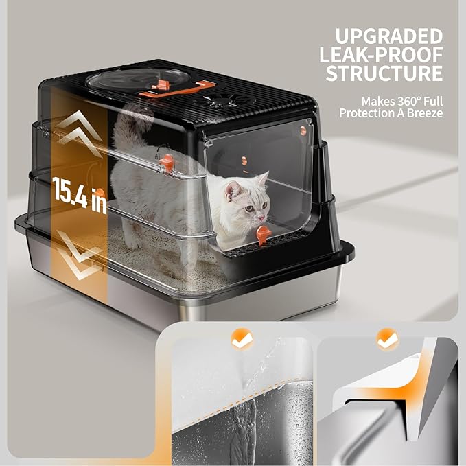 Stainless Steel Cat Litter Box - Image 5