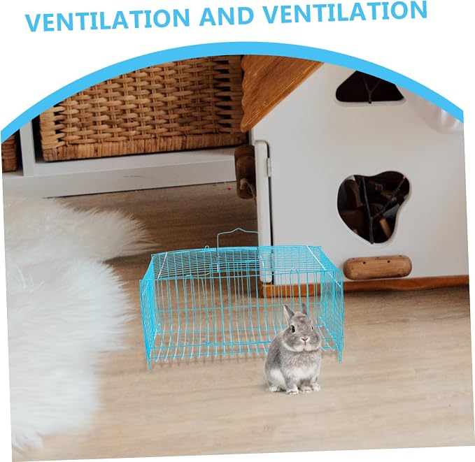 Happyyami Square Pillow Cage for Small Pets Bird Travel Carrier Sturdy Wire - Image 9
