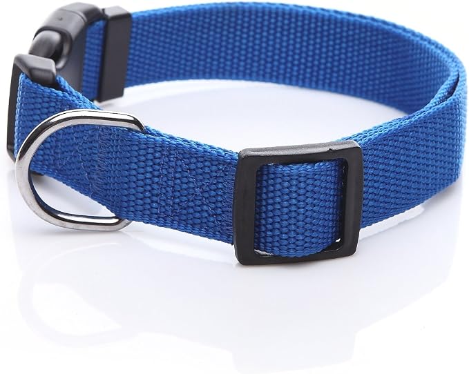 Adjustable Nylon Dog Collar, pet Collar 1 Inch 3/4 Inch 5/8 Inch Wide, - Image 2
