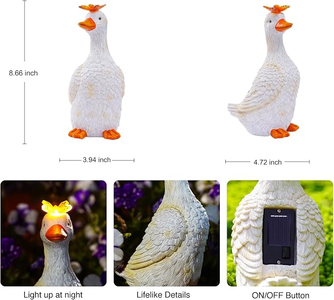 Goodeco Garden Goose Statue - Image 2