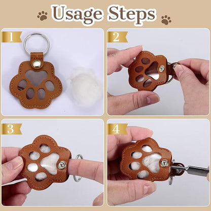Eunigem Personalized Pet Hair Keychain - Image 5