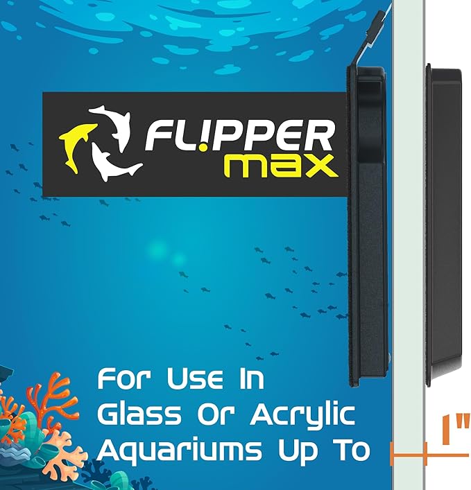 FLIPPER Max Magnetic Aquarium Glass Cleaner – 2-in-1 Scrubber and Scraper - Image 7