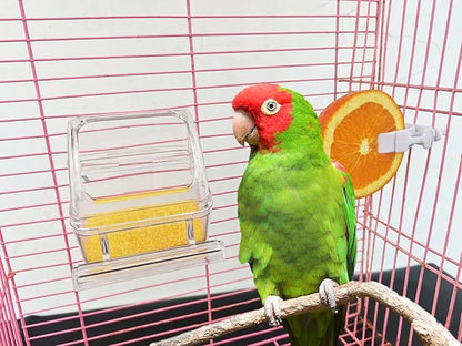 4 Pack Bird Feeders for Cage No Mess Parakeet Food Bowl - Image 6