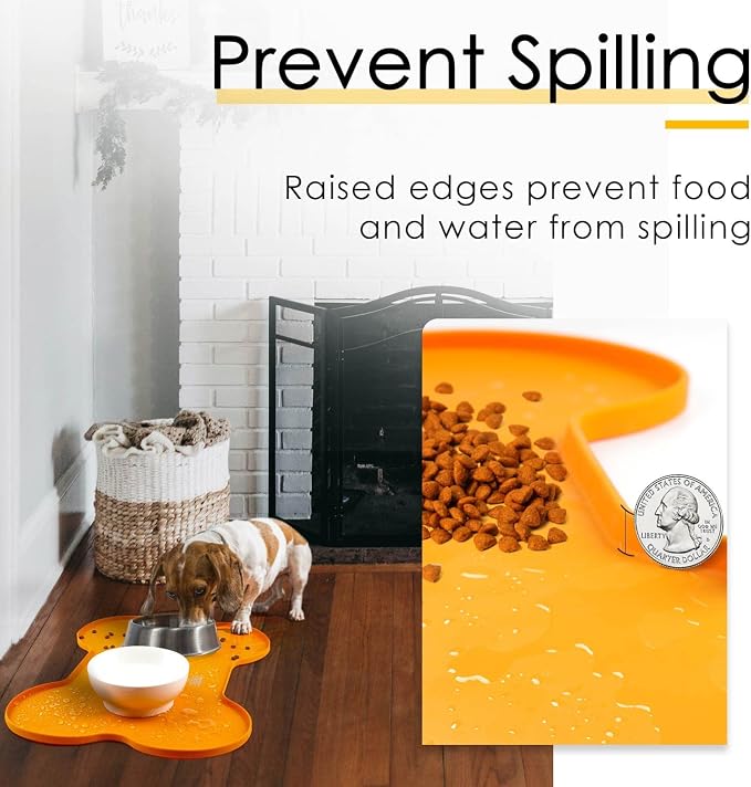 Super Design Dog Food Mat Dog Bowl Mat - Image 4