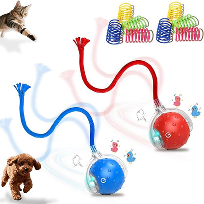 2-Pack Interactive Cat Toys Ball by Petayouj