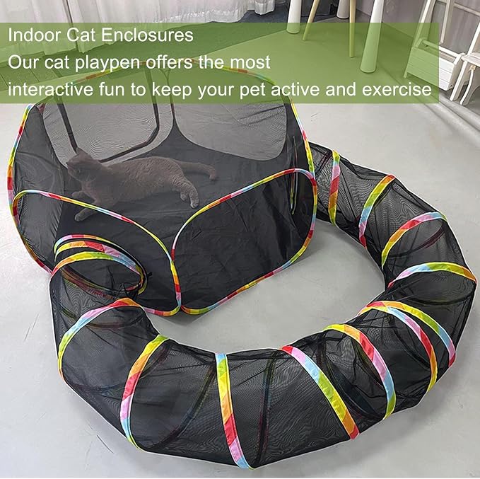 Outdoor Cat Enclosure, Portable Cat Tents - Image 6