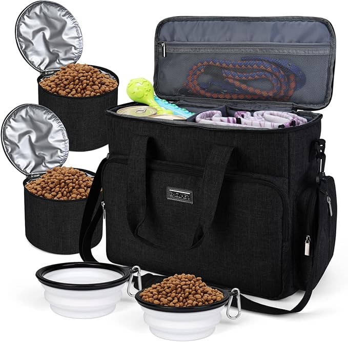 BAGLHER Dog Travel Bag, Airline Approved Pet Tote Organizer by BAGLHER