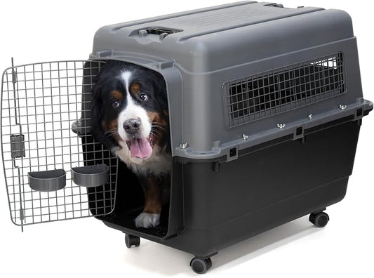 SportPet Airline Compliant X-LARGE 32.25" Travel Dog Kennel-Durable Plastic - Image 2