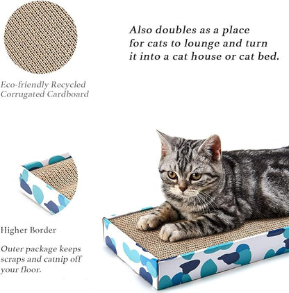 PEEKAB Cat Scratcher Cardboard Reversible Cat cat Scratch Pad Kitty Corrugated - Image 4