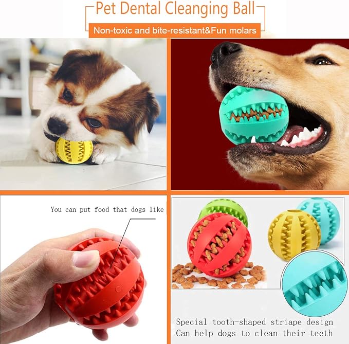Sunglow 2 Pack Dog Toy Ball - Image 4