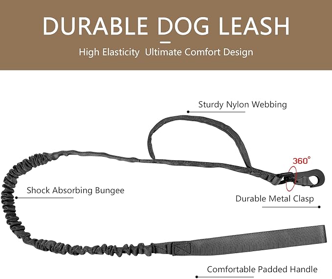 DAGANXI Tactical Dog Collar, Adjustable Military Training Nylon Dog Collar - Image 5