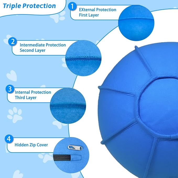 Herding Ball for Dogs, Dual Layered Herding Dog Ball Set for Australian Shepherd - Image 5