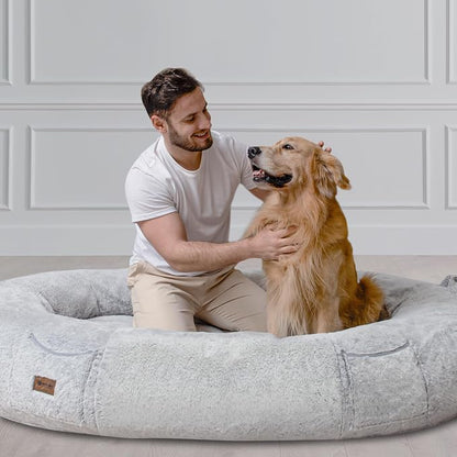 Human Dog Bed for Adults, Waterproof & Machine Washable Cover - Image 7