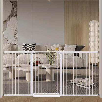 Fairy Baby 38" Extra Tall Dog Gates Indoor, 81.9"-84.6" Extra Wide Baby Gates by FairyBaby