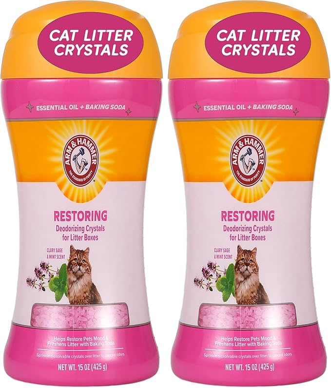 Arm & Hammer Restoring Cat Litter Box Deodorizing Crystals, Litter Deodorizer by ArmHammer