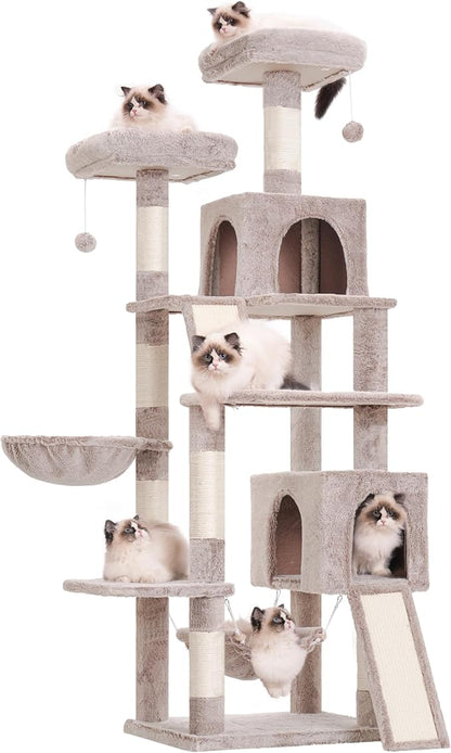 Cat Tree for Indoor Cats, Sturdy Cat Tree House - Image 9