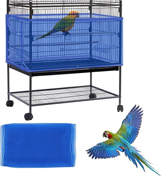 Daoeny Large Bird Cage Cover, Bird Cage Seed Catcher, Adjustable Soft Airy by Daoeny