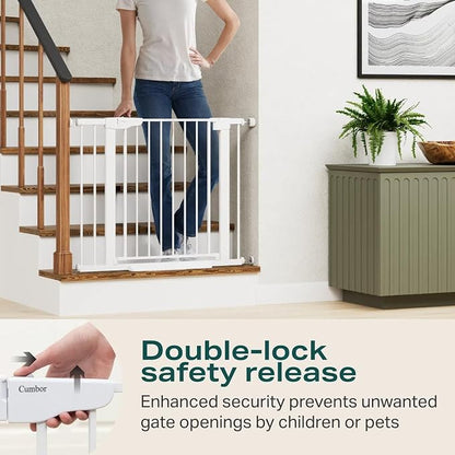 Cumbor 2 Pack 29.7-40.6" Baby Gate - Image 4