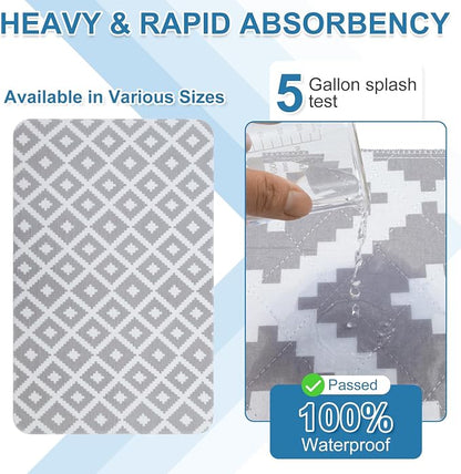 OUTCREATOR® Washable Bed Pads 34" x 56", Incontinence Mattress Protector - Image 2