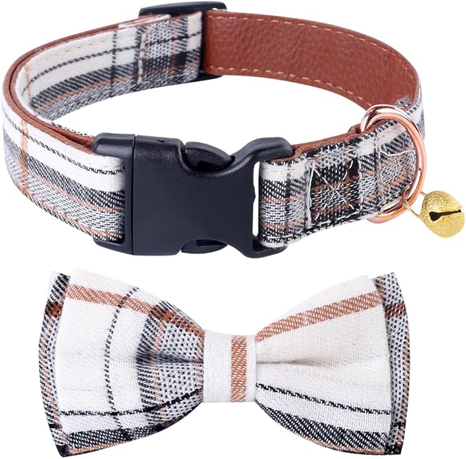 Yizepet Dog Collar with Bow Tie- Adjustable pet Collar by Yizepet