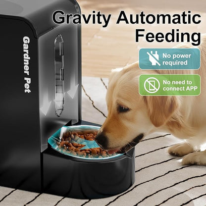 Automatic Gravity Pet Feeder, 1.8 Gallons*2 Dog Feeder and Water Dispenser Set - Image 3