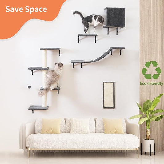 Modern Wall-Mounted Cat Furniture - Image 2