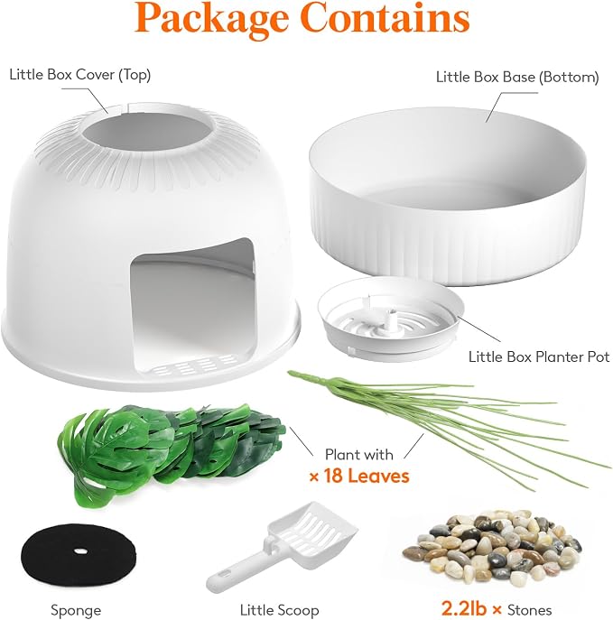 Lifewit Cat Litter Box, Hidden Enclosure Litter Tray - Image 8