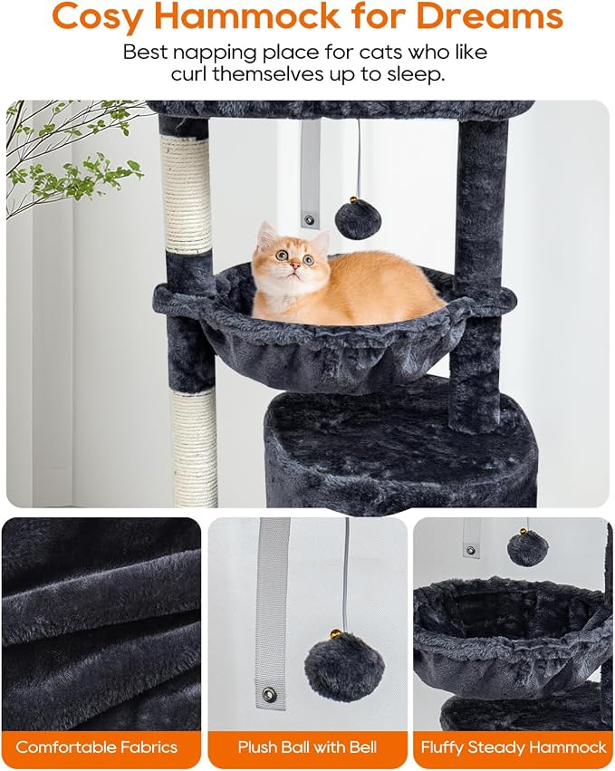 SYANDLVY Small Cat Tree for Indoor Cats, Cat Tower - Image 3
