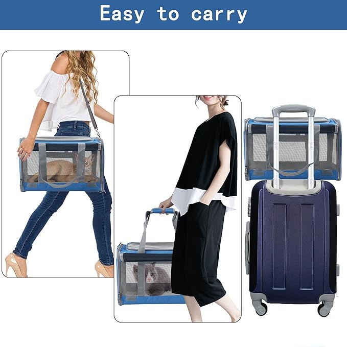 Large Cat Carriers Dog Soft Sided Carriers Cat Soft Sided Carriers Airline - Image 5