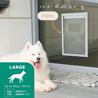 Hakuna Pets Deluxe Aluminum Pet, Cat and Dog Door - Image 3