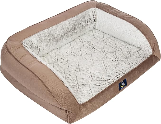 Serta Orthopedic Quilted Couch Dog Bed by Serta