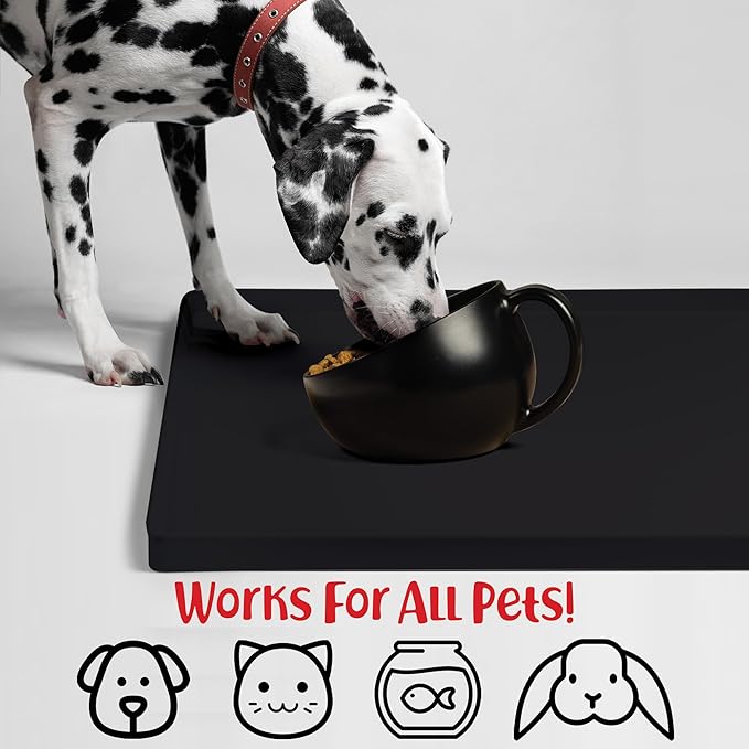 DogBuddy Dog Food Mat – Waterproof Dog Bowl Mat - Image 4