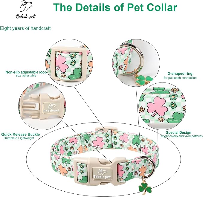 St Patricks Day Dog Collar for Puppy Small Dogs - Image 4